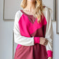 HOPELY Color Block Long Sleeve T-Shirt-Get You Some Sun