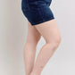 Judy Blue Plus Size High Waist Back Flap Pocket Denim Shorts