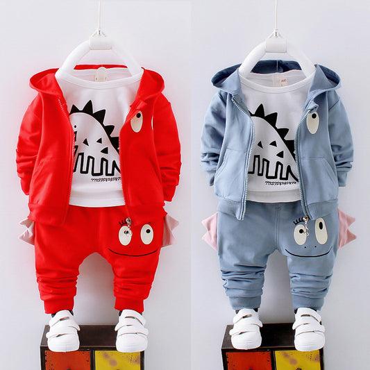 Cotton Children's Clothing Boys Dino Set-Get You Some Sun