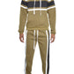 Full Size  With Three Stripe Pullover Hoodie and Pants Set