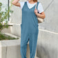 Double Take Full Size Sleeveless Straight Jumpsuit-
