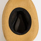 Fame Studded Bull Head Strap Straw Western Cowboy Hat-