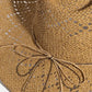 Fame Turquoise and Shell Star Beads Strap Western Straw Hat
