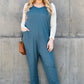 Double Take Full Size Sleeveless Straight Jumpsuit-