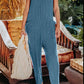 Double Take Full Size Sleeveless Straight Jumpsuit-