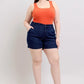 Judy Blue Plus Size High Waist Denim Shorts-Get You Some Sun